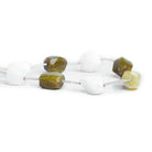 Tanzanian Opal Faceted Nugget Beads 6 inch 6 pieces - The Bead Traders