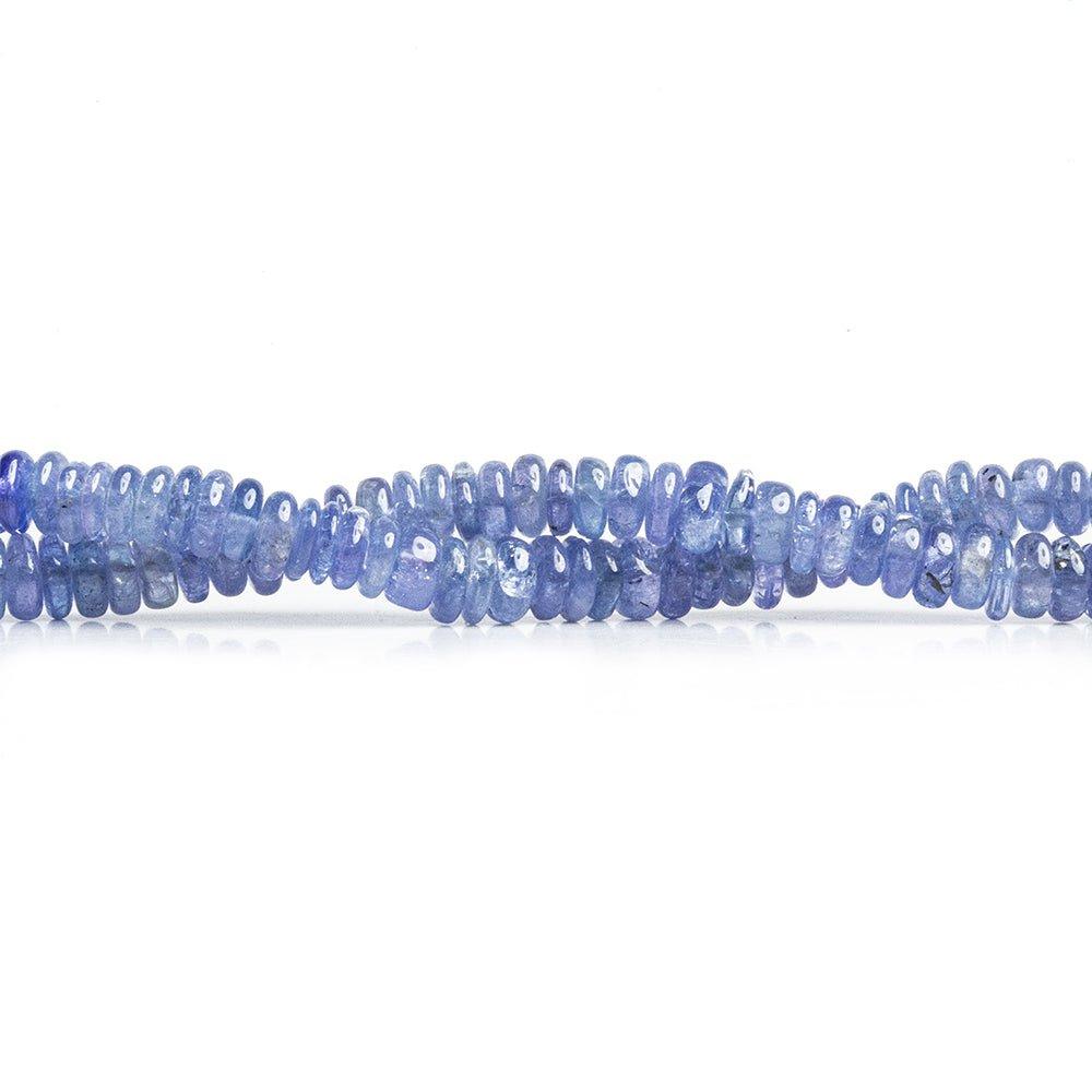 Tanzanite Plain Heishi Beads 14 inch 180 pieces - The Bead Traders