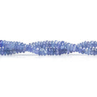 Tanzanite Plain Heishi Beads 14 inch 180 pieces - The Bead Traders