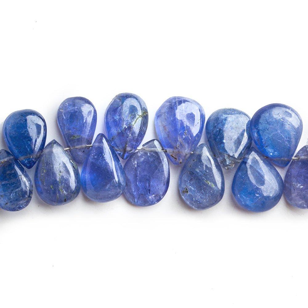 Tanzanite Plain Pear Beads 8 inch 45 pieces - The Bead Traders