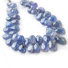 Tanzanite plain pears 8 inch 49 beads 7x5mm - 14x9mm - The Bead Traders