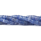 Tanzanite plain rondelles 14 inch 165 beads 5mm - 6mm - The Bead Traders
