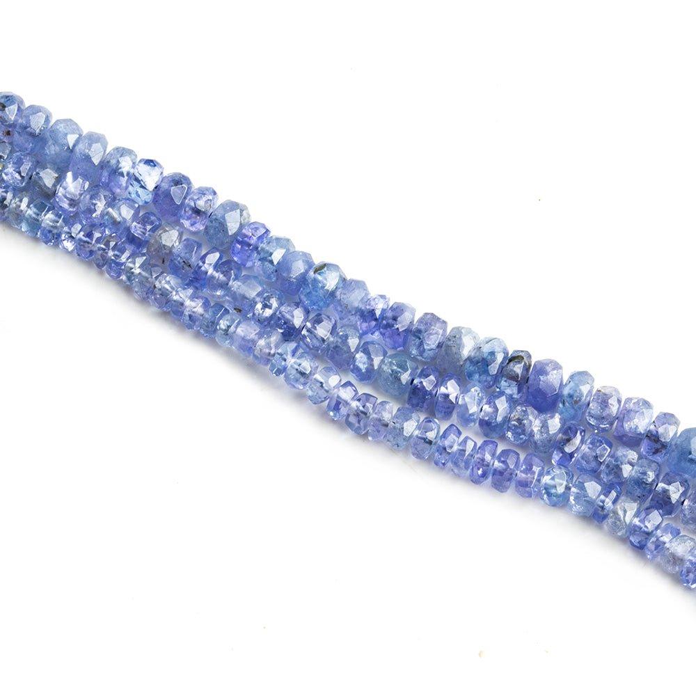 Tanzanite Rondelles - Lot of 3 - The Bead Traders