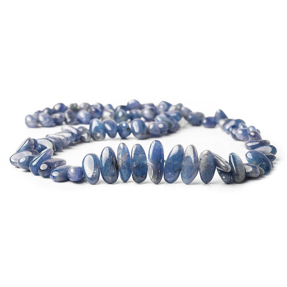 Tanzanite Side Drilled Plain Nugget Beads 16 inch 80 pieces - The Bead Traders