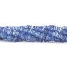 Tanzanite square plain Heishi 14 inch 205 beads 4mm - 5mm - The Bead Traders