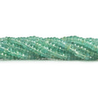 Teal Kyanite Faceted Rondelle Beads 17 inch 190 pieces - The Bead Traders