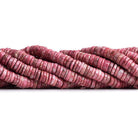 Thulite Plain Heishi Beads 16 inch 220 pieces - The Bead Traders