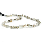 Tibetan Diamond Quartz Natural Crystals 15 inch 35 beads - The Bead Traders
