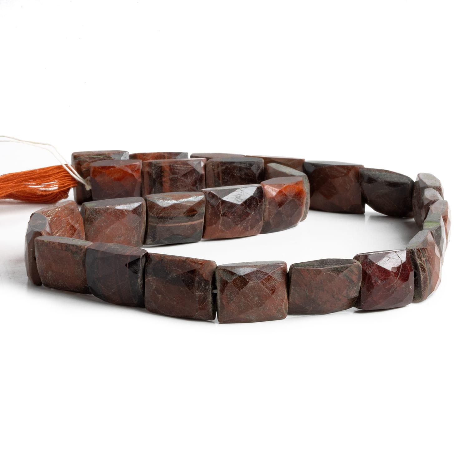Tiger's Eye Handcut Rectangles 15 inch 27 beads - The Bead Traders