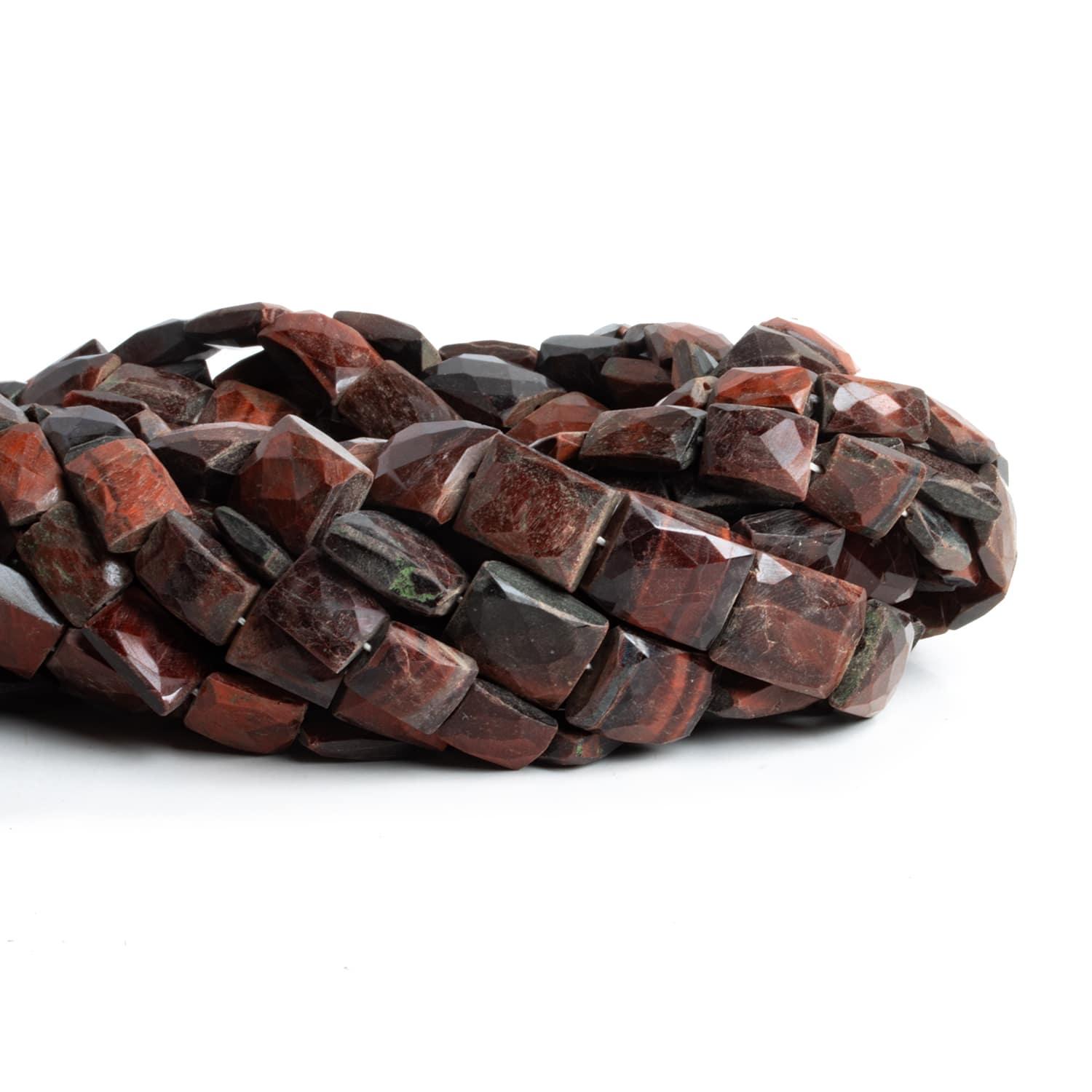 Tiger's Eye Handcut Rectangles 15 inch 27 beads - The Bead Traders
