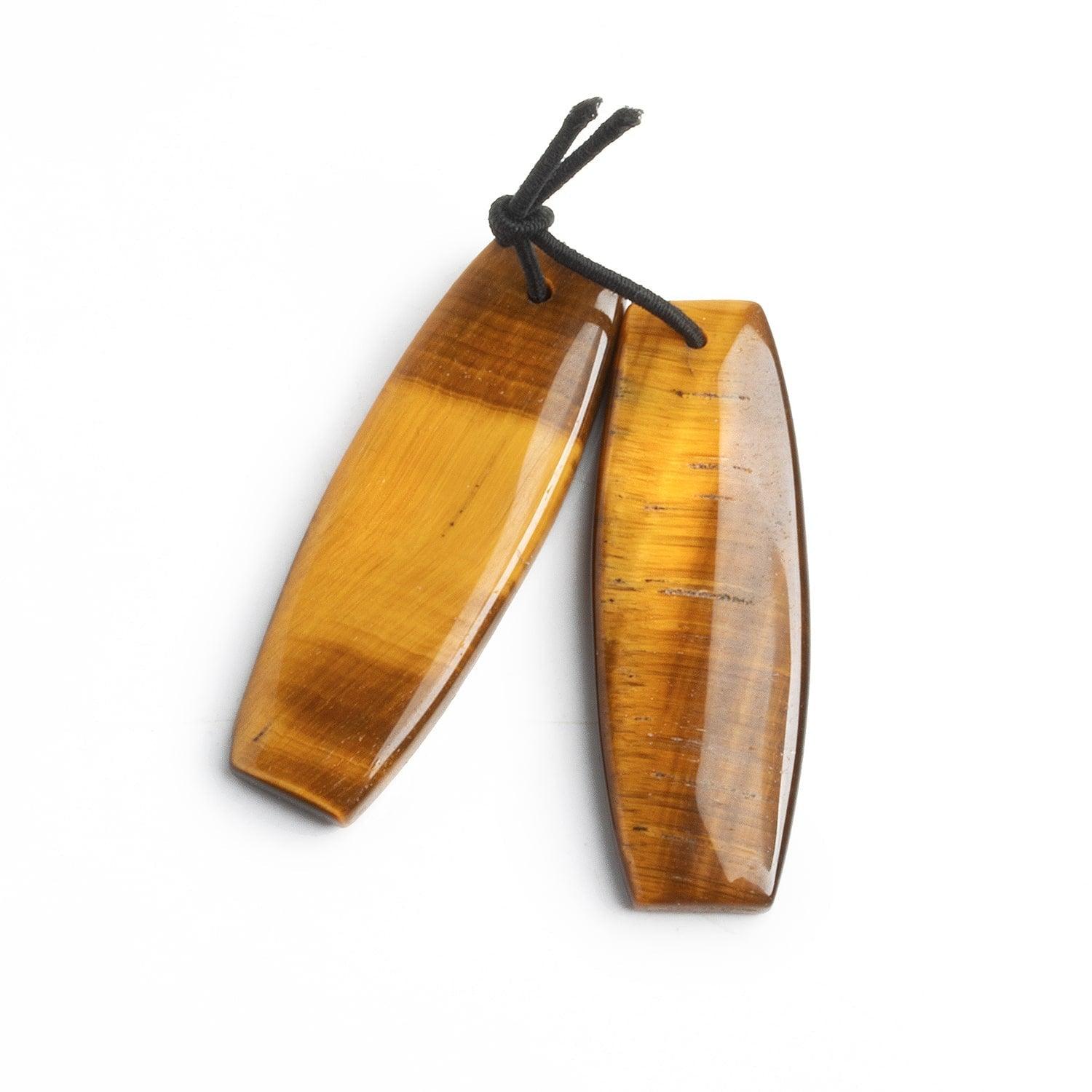 Tiger's Eye Matched Pendants Set of 2 - The Bead Traders