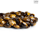 Tiger's Eye Plain Ovals 16 inch 22 beads AA - The Bead Traders
