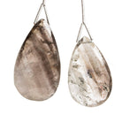 Tourmalinated Quartz Faceted Pear Focal Bead 1 Piece - The Bead Traders