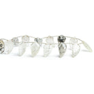 Tourmalinated Quartz Fancy Cut Beads 10 inch 15 pieces - The Bead Traders