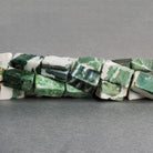 Tree Agate Beads Plain Rectangle beads 15inch , 22 pcs - The Bead Traders