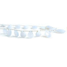 Turkish Chalcedony Faceted Pear Beads 9 inch 17 pieces - The Bead Traders