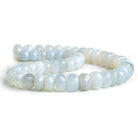 Turkish Chalcedony Faceted Rondelle Beads 16 inch 50 pieces - The Bead Traders