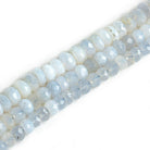 Turkish Chalcedony Faceted Rondelles - Lot of 3 - The Bead Traders