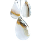 Turkish Chalcedony Plain Pear Focal Beads 3 Pieces - The Bead Traders