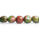 Unakite Plain Nugget Beads 16 inch 37 pieces - The Bead Traders