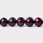 Violet Ringed Baroque Freshwater Pearl 15 inch 44 pieces 10x9mm - The Bead Traders