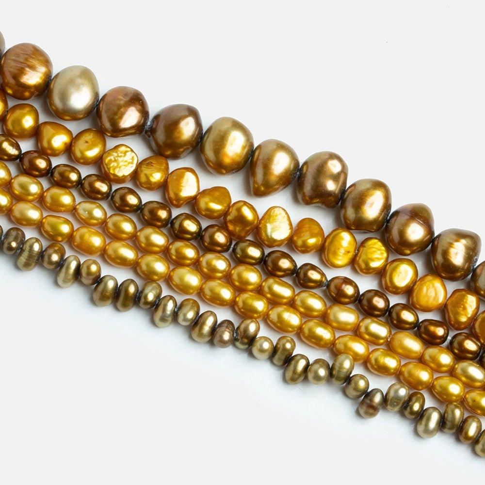 Warm Sun Pearls - Lot of 6 - The Bead Traders