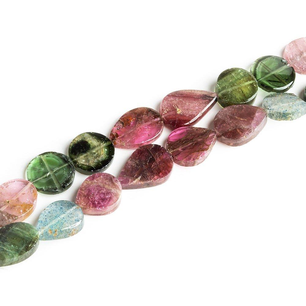 Watermelon Tourmaline Plain Beads - Lot of 2 - The Bead Traders