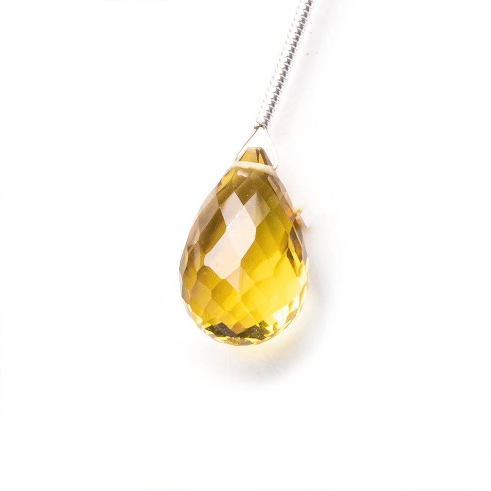 Whiskey Quartz Faceted Teardrop Focal Bead 1 Piece - The Bead Traders