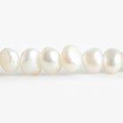 White Baroque Freshwater Pearls 16 inch 72 pieces - The Bead Traders