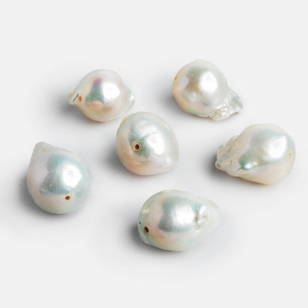 White Ultra Baroque Pearl Focal 1 Piece - The Bead Traders