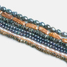 Woodsy Pearls - Lot of 7 Strands - The Bead Traders