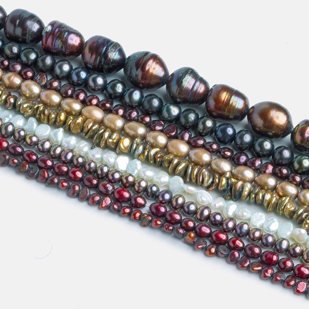 Woodsy Pearls - Lot of 9 - The Bead Traders