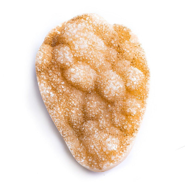 Yellow Agate Drusy Gem Focal Bead 1 Piece