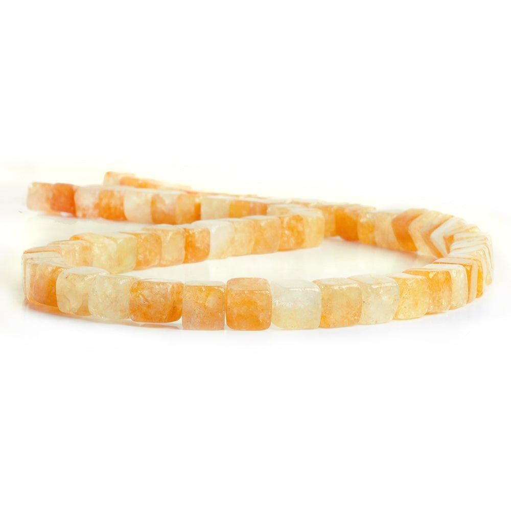 Yellow Jade Cubes - Lot of 3 - The Bead Traders
