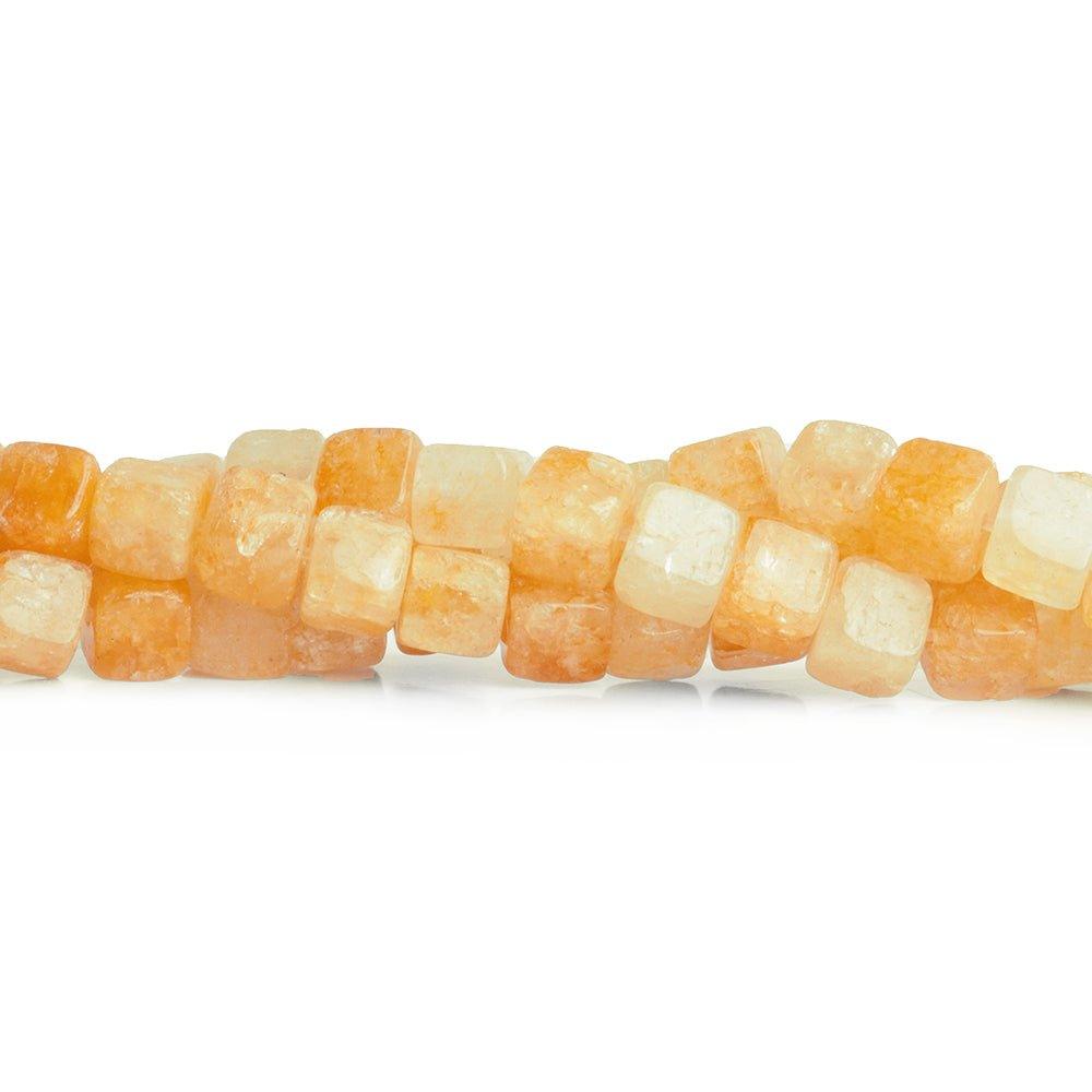 Yellow Jade Cubes - Lot of 3 - The Bead Traders