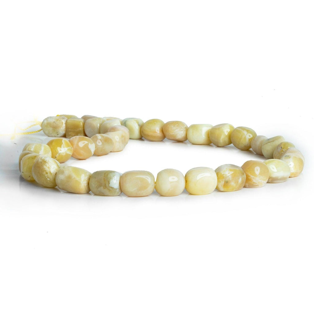 Yellow Opal Plain Nuggets 16 inch 35 beads - The Bead Traders