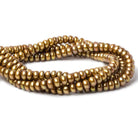 Yellowish Green Center Drilled Button Freshwater Pearl Strands 16 inch 65 pieces 8x6mm - The Bead Traders